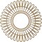 Ekena Millwork Cornelius Wood Fretwork Pierced Ceiling Medallion, Birch, 28"OD x 10 3/8"ID x 1/4"T CMWP28X0250CRBI - alternate 5